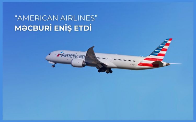 ABŞ sərnişin təyyarəsi Heydər Əliyev Beynəlxalq Aeroportuna məcburi eniş edib