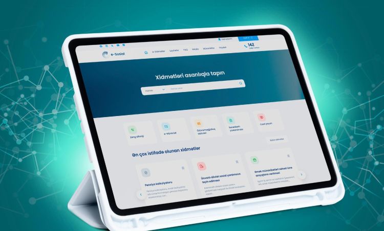Beş ayda “e-sosial” internet portalından 6,7 milyon dəfə istifadə olunub