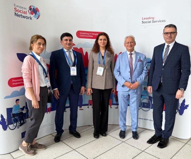 ƏƏSMN-nin nümayəndə heyəti 33-cü Avropa Sosial Konfransında iştirak edir - FOTO