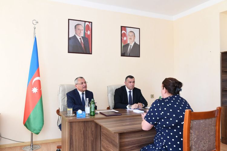 Şirvanda keçmiş məcburi köçkünlərin müraciətləri dinlənilib