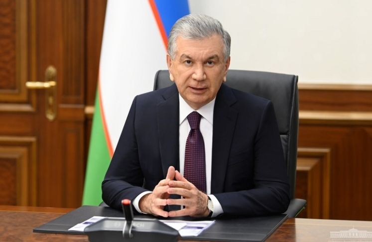 Özbəkistan Prezidenti Şavkat Mirziyoyev Azərbaycana dövlət səfərinə gəlib