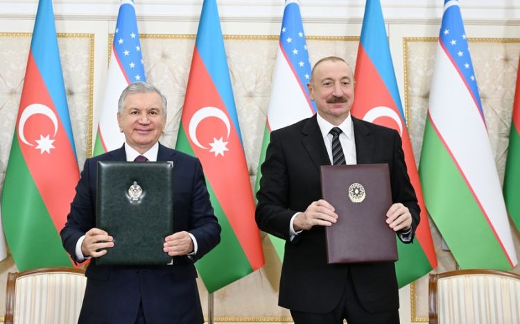 Azərbaycan və Özbəkistan arasında imzalanmış sənədlər mübadilə edilib - Yenilənib