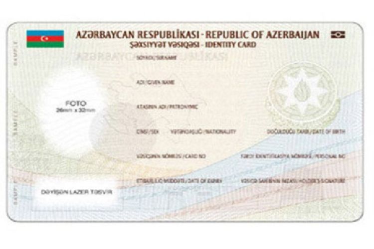 Azərbaycanda şəxsiyyət vəsiqəsinin forması  DƏYİŞİR