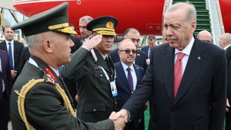 Türkiyə Prezidenti Azərbaycana səfərə gəlib