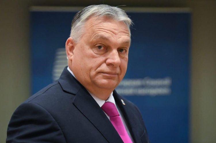 Orban Aİ-ni Ukraynaya qarşı sanksiyalar tətbiq etməyə çağırıb