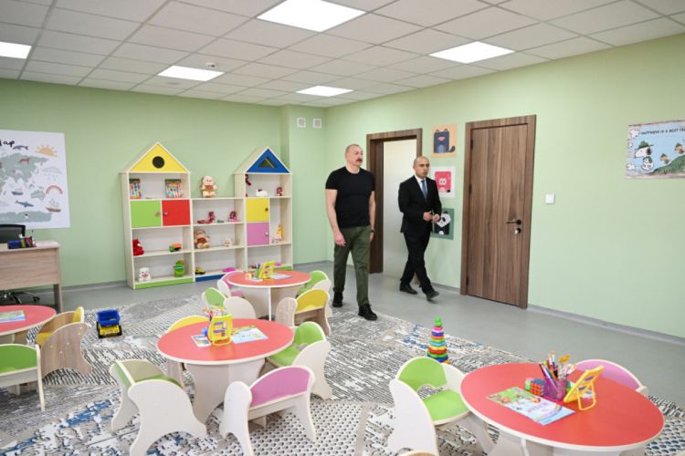 Ağdam şəhərində 1 nömrəli körpələr evi-uşaq bağçası istifadəyə verilib Ağdam şəhərində 1 nömrəli körpələr evi-uşaq bağçası istifadəyə verilib