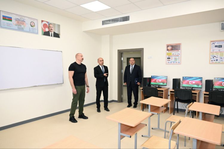 Ağdam şəhər 1 nömrəli tam orta məktəbin binasının açılışı olub - FOTO