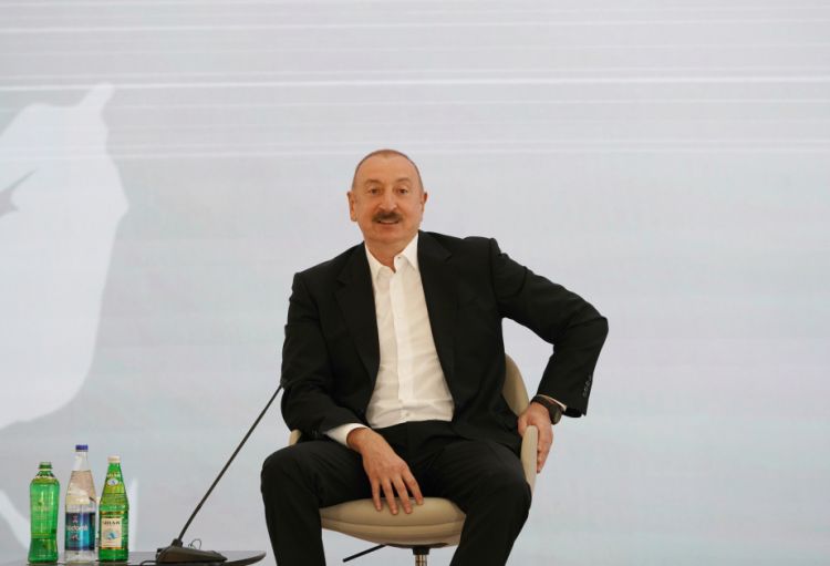 Prezident İlham Əliyev: Azərbaycan və Ermənistana razılığa gəlməkdə kömək etmək səylərinə görə Prezident Trampa minnətdarıq