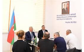 Rövşən Rzayev Ağdamda vətəndaşları qəbul edib