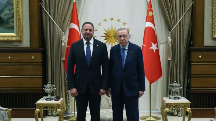 Ərdoğan Ukrayna Prezident Aparatının rəhbərini qəbul edib