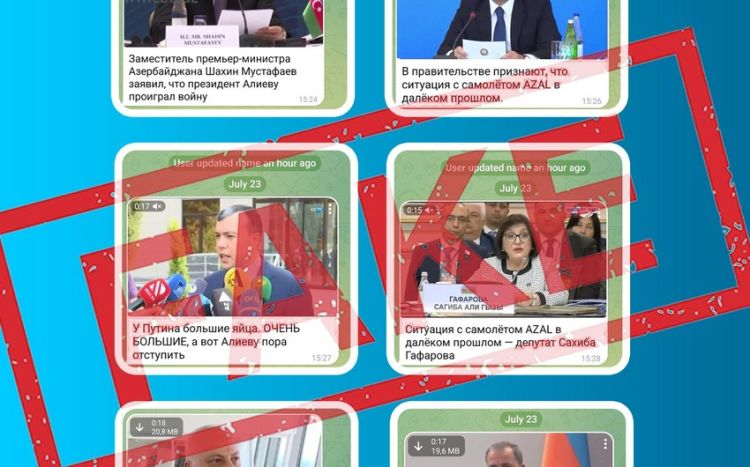 Bir sıra dövlət xadimlərinin adından  saxta açıqlamalar yayılıb