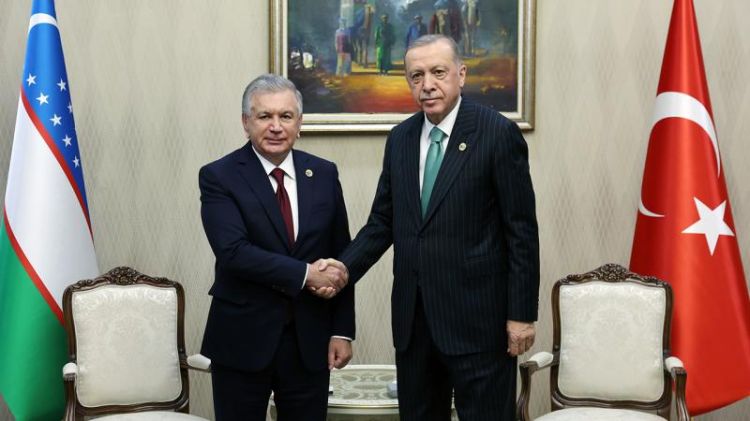Prezident Ərdoğan Özbəkistan Prezidenti Şavkat Mirziyoyev ilə telefonla danışıb