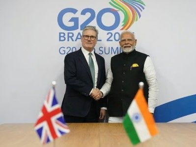 Britaniya və Hindistan azad ticarət haqqında saziş imzalayıb