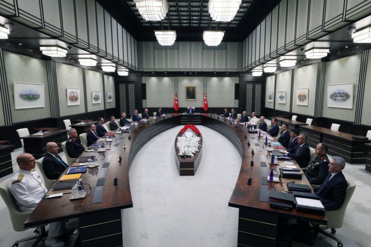 Ərdoğanın sədrliyi ilə Milli Təhlükəsizlik Şurasının iclası keçirilir