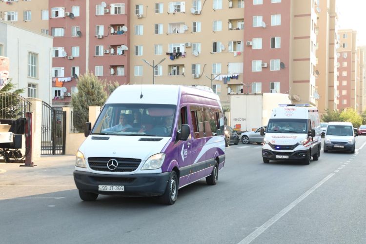 Ağdamın Xıdırlı kəndinə növbəti köç karvanı yola salınıb
