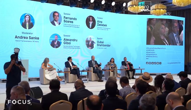 "Euronews" III Şuşa Qlobal Media Forumu ilə bağlı reportaj hazırlayıb