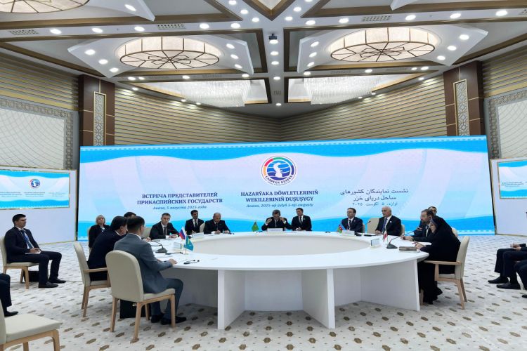 Türkmənistanda Xəzərin dayazlaşması müzakirə edilib