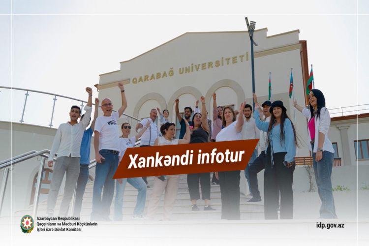 Xankəndi şəhərinə infotur təşkil edilib - VİDEO