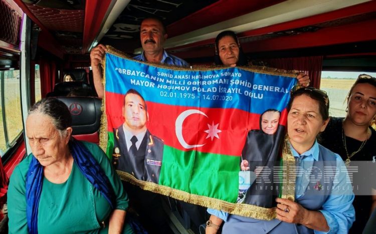 Ağdərənin Vəngli kəndinə ilk köç yola salınıb