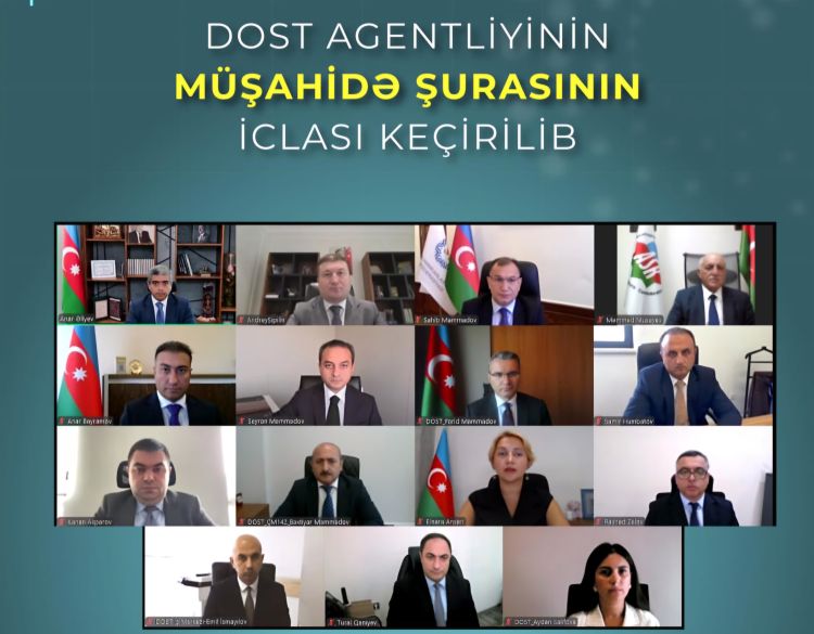 DOST Agentliyinin Müşahidə Şurası növbəti iclasını keçirib