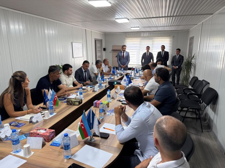 Ağdam Sənaye Parkında fəaliyyət göstərən işəgötürənlərlə əməkdaşlıq imkanları müzakirə edilib