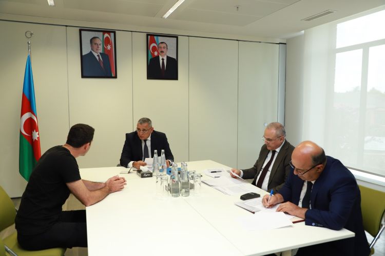 Mürsəl İbrahimov Qaxda vətəndaşları qəbul edib - FOTO