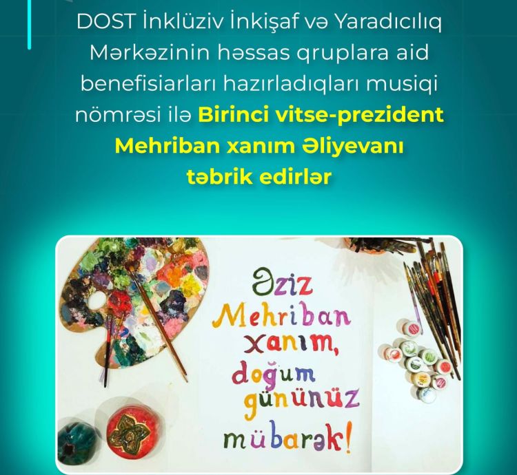 Qayğı, şəfqət və mehribanlıq ürəklərdə sonsuz sevgi, rəğbət və inam yaradır