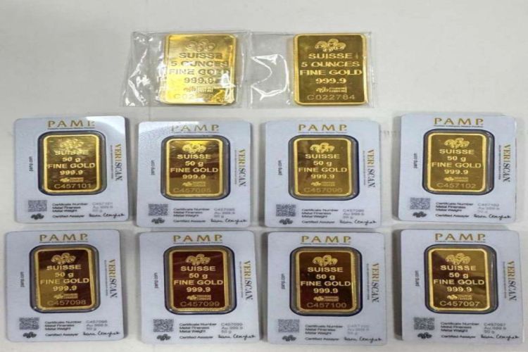 Gömrük nəzarətindən gizlədilən 10 qızıl külçə aşkar edilib