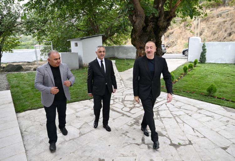 Prezident İlham Əliyev Xocalı rayonunun Şuşakənd kəndində olub -  FOTO