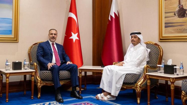 Hakan Fidan Qətərin Baş naziri ilə görüşüb