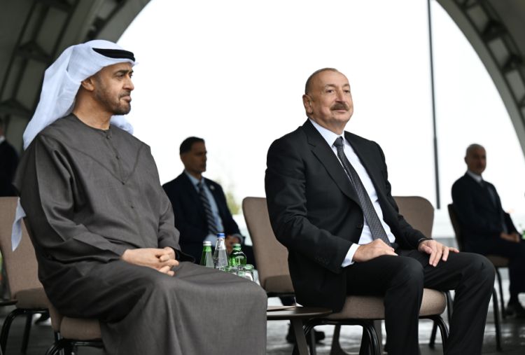 Prezidentlər Cıdır düzündə Qarabağ atlarının şousunu izləyiblər - FOTO