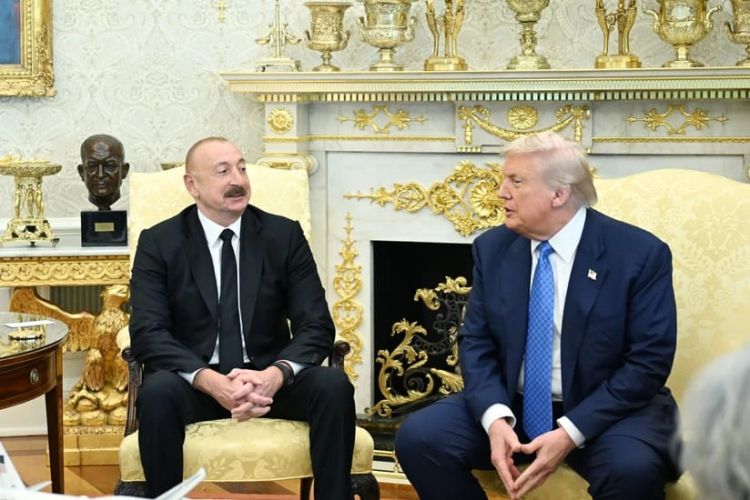 İlham Əliyev Donald Trampa təşəkkür edib