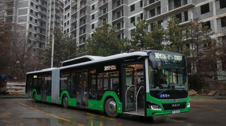 Tbilisi küçələrində daha çox 18 metrlik avtobuslar olacaq