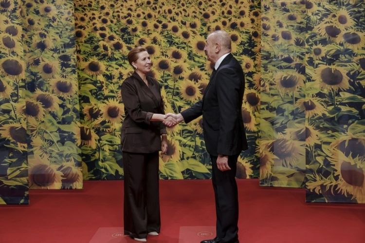 İlham Əliyev Kopenhagendə zirvə toplantısının açılış mərasimində iştirak edir