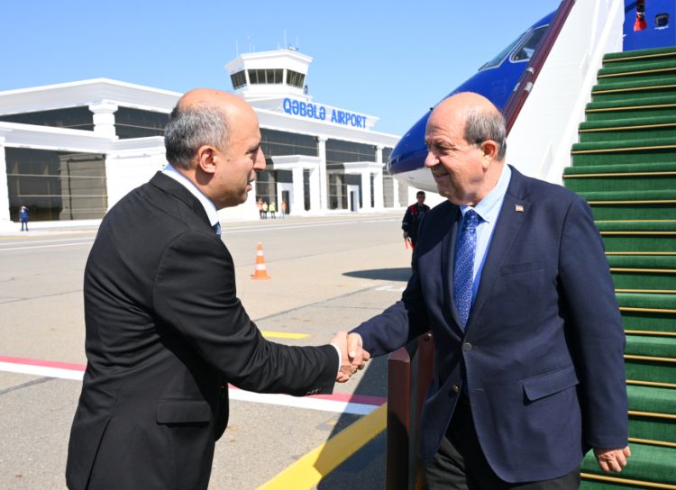 Şimali Kipr Türk Respublikasının Prezidenti Azərbaycana səfərə gəlib - FOTO