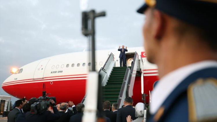 Türkiyə Prezidentinin Azərbaycana səfəri başa çatıb Türkiyə Prezidentinin Azərbaycana səfəri başa çatıb