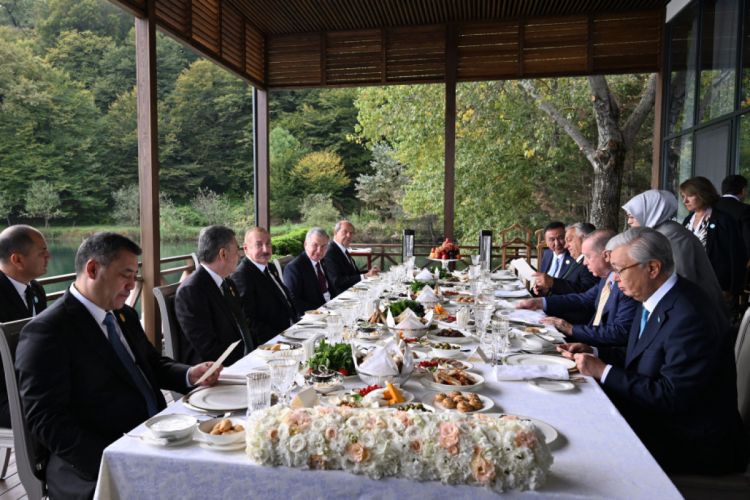 Qəbələdə TDT dövlət və hökumət başçılarının şərəfinə rəsmi nahar verilib - FOTO
