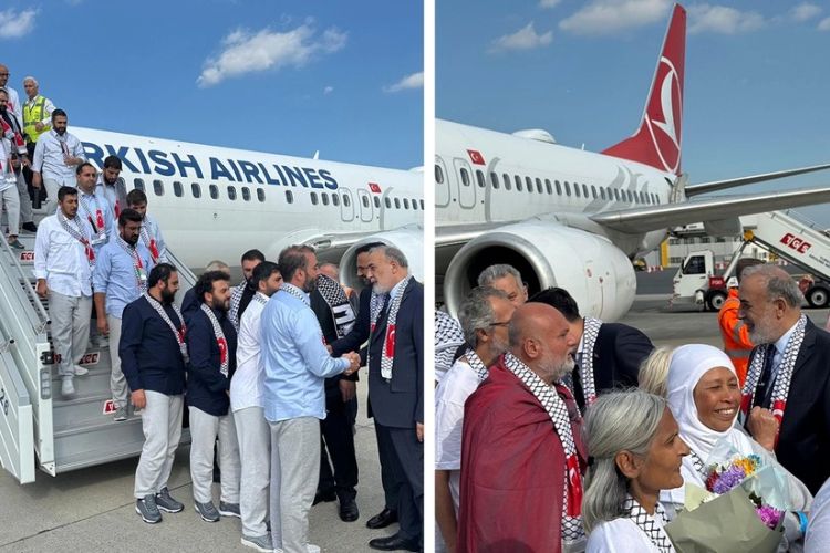 "Azadlıq" flotiliyasındakı Türkiyə vətəndaşları ölkələrinə qayıdıblar