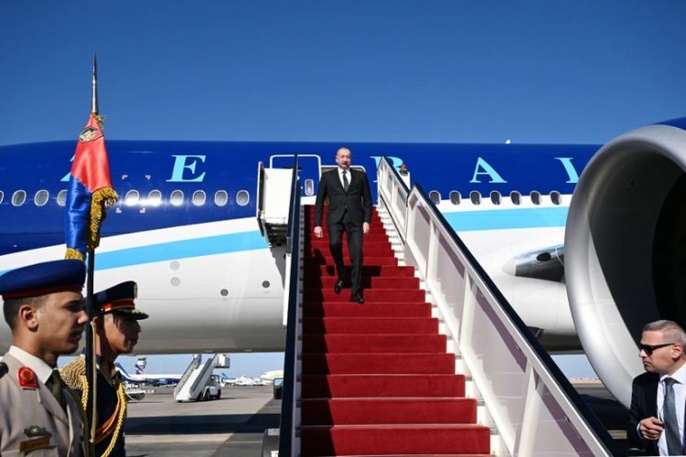 Prezident İlham Əliyev Misirdə işgüzar səfərdədir