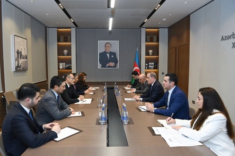 Ceyhun Bayramov TÜRKPA-nın yeni baş katibi ilə görüşüb