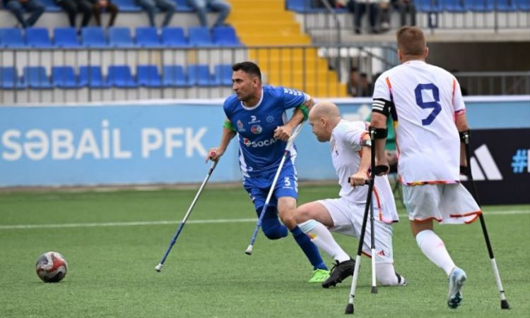 Bakıda Amputant futbolu üzrə Millətlər Liqası növbəti matçını keçirib - VİDEO