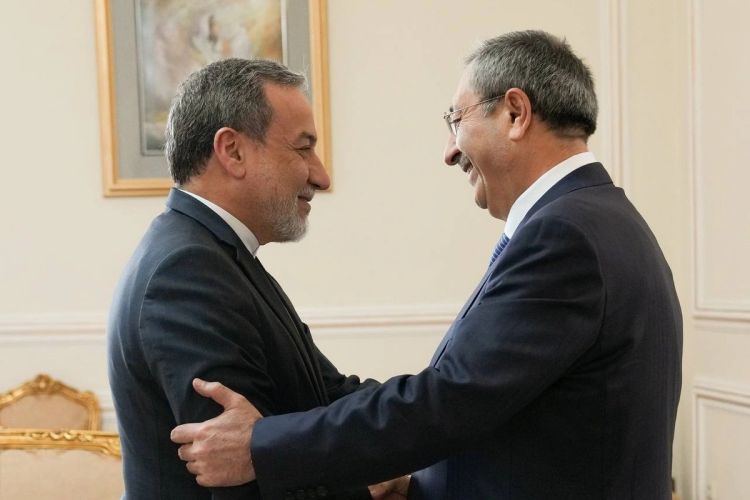 Xələf Xələfov İranın xarici işlər naziri ilə görüşüb - FOTO