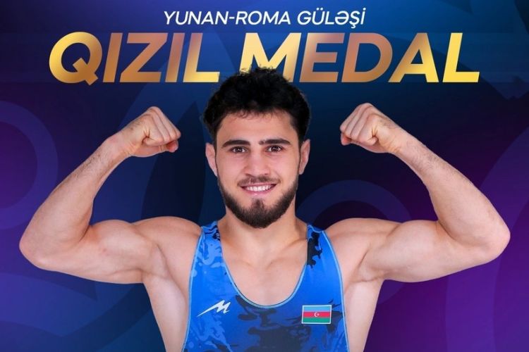 Azərbaycan güləşçisi dünya çempionatının qalibi olub