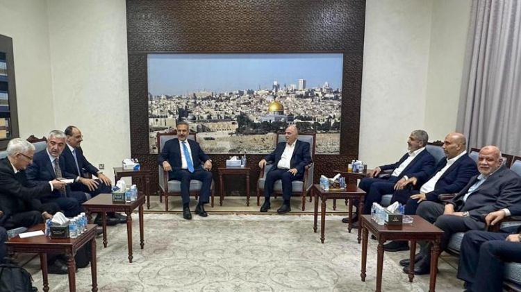 Hakan Fidan və İbrahim Kalın Dohada HƏMAS rəsmiləri ilə görüşüb