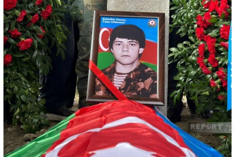 Göyçayda itkin şəhid Aydın Nuriyev dəfn edilib