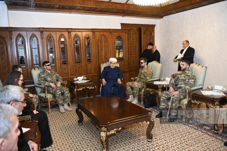 QMİ-də şəhid ailələrinin üzvləri və qazilərlə görüş keçirilib