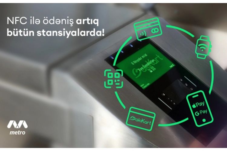 Bakı metrosunda yeni ödəniş üsulunun tətbiqinə başlanılıb