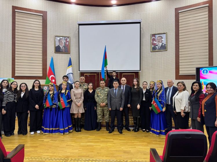 BDU-da  8 Noyabr – Zəfər Gününə həsr olunmuş “Zəfər salnaməsi” adlı tədbir keçirilib - FOTO