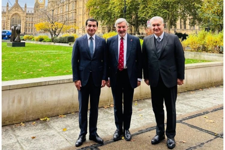 Hikmət Hacıyev Böyük Britaniyanın Azərbaycan üzrə ticarət elçisi ilə görüşüb