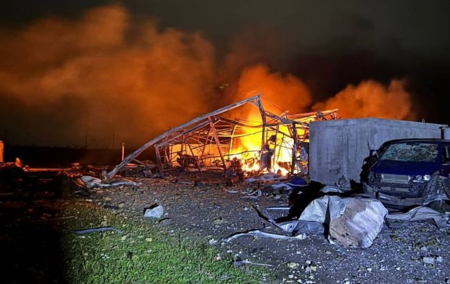 Rusiya gecə Odessa bölgəsindəki enerji obyektlərinə hücum edib